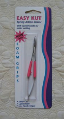 Easy Kut Curved Tip Scissors with Foam Grips