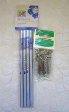 Marking Pencils and Sharpener Set